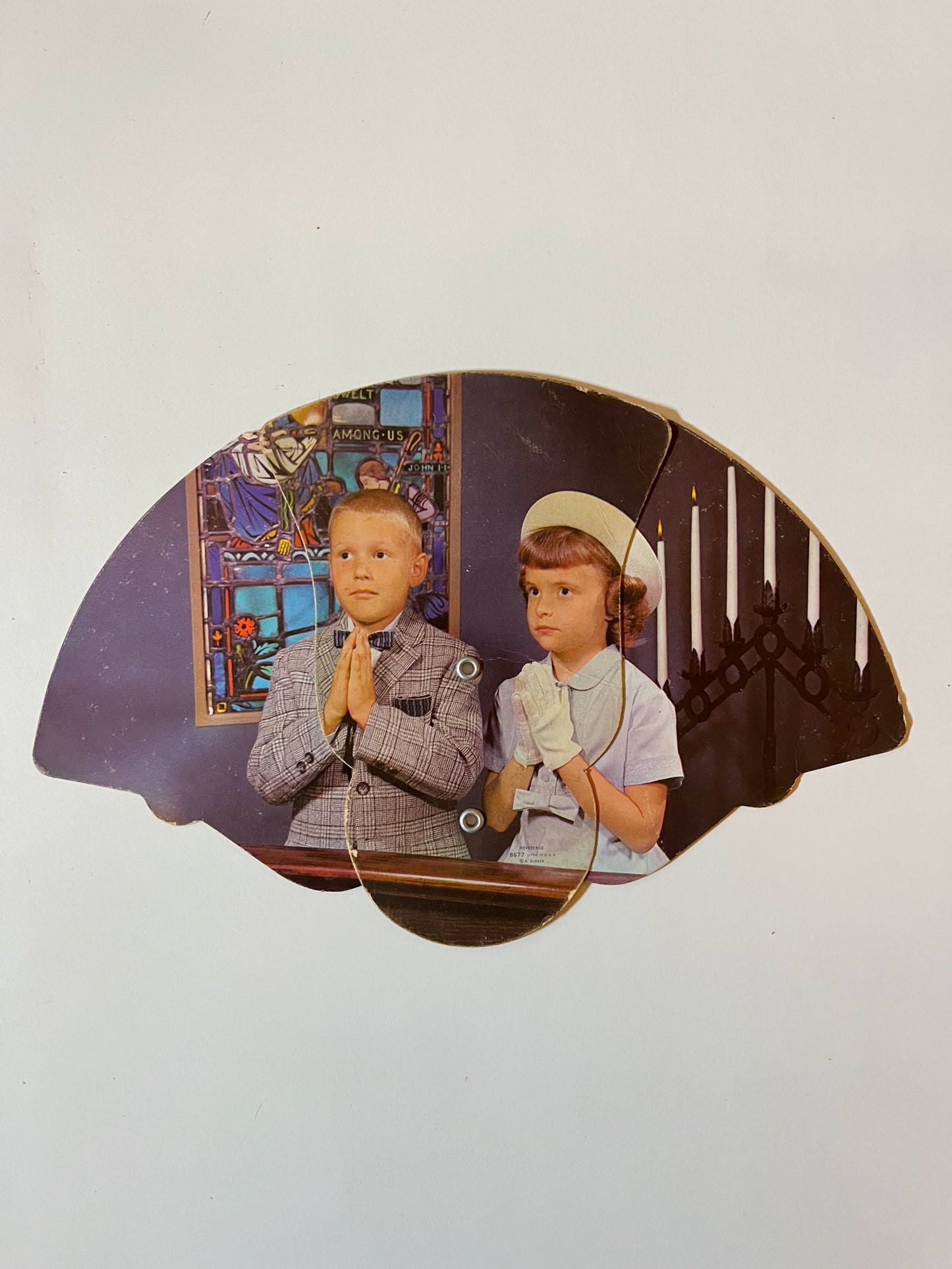 Vintage Funeral Home Fan Advertisement - Creepy Kids Club